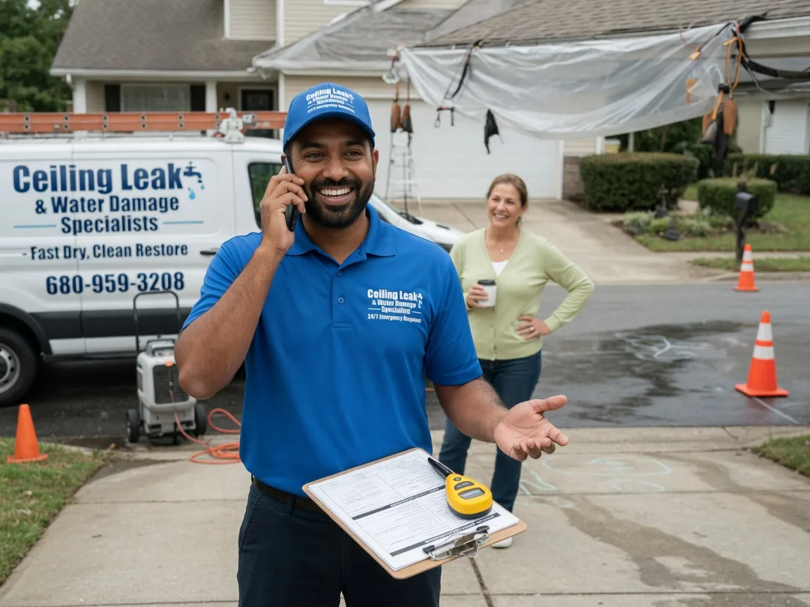 Ceiling Leak Cleanup Spring Branch, TX FAQs